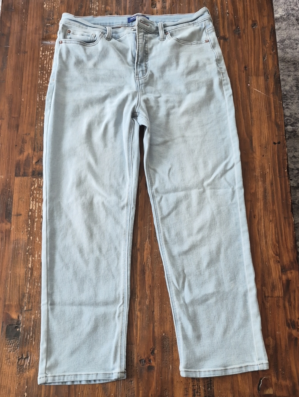 Scotch & Soda Pale Blue Straight-Leg Women's Jeans
